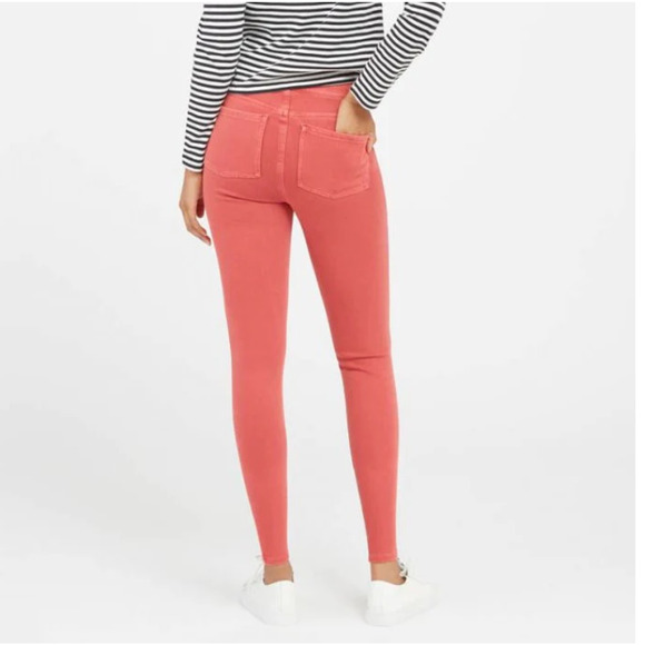 Spanx Women's S Nantucket Red Ankle Jeanish Legging Stretchy Everyday Comfy - Picture 3 of 9